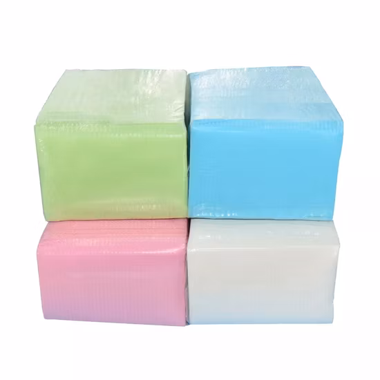 Dental Bibs Disposable 3 Ply Waterproof Patient Bibs Dental Tray Covers, Eyelash Extension Nail Art Tattoo Supplies 13" X 18"